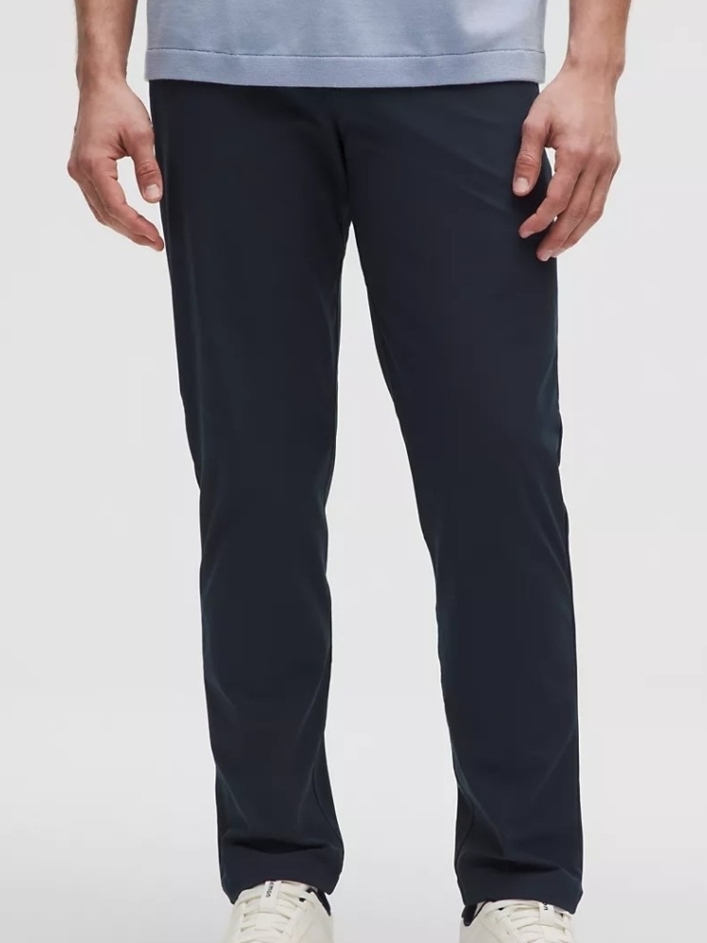 Lulu Lemon Men's Straight-Leg Casual Pants in Dark Navy